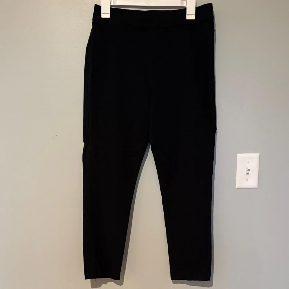 Who What Wear Classic Black Cropped Pants - Picture 1 of 3